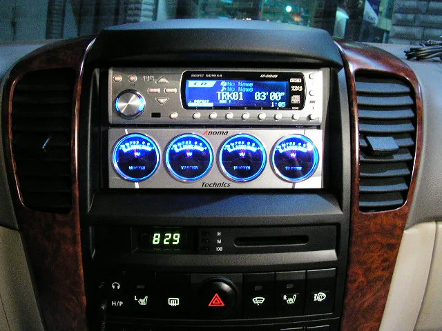 쏘렌토 JVC KD-SH9105와 아노마 레벨메터 장착모습