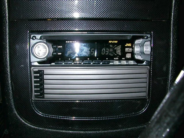 갤로퍼2 JVC KD-S785와 CD서랍장 장착모습
