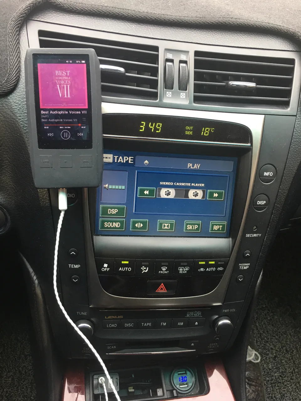 렉서스 GS300 AUX 생성 사진 1