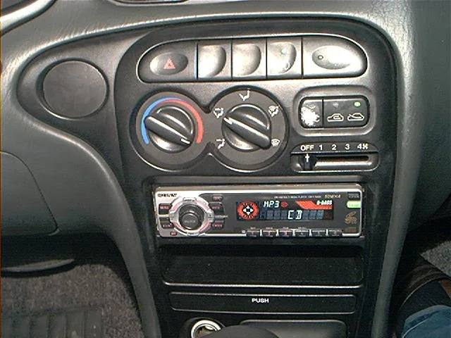 아반테 소니 CDX-V7800X 장착모습 사진 1