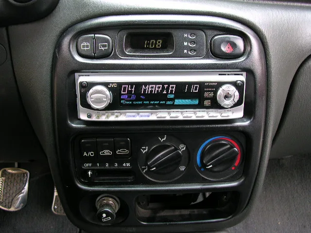 엑센트 JVC KD-SX995 장착모습
