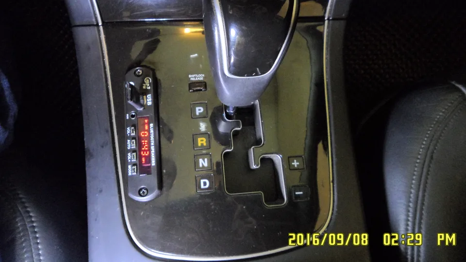 뉴오피러스 aux개조후 usb & bt플레이어 장착 사진 2