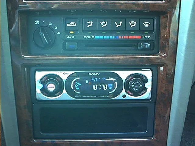뉴코란도 소니 CDX-CA730X 장착모습