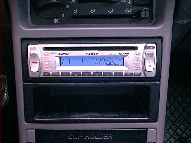 아벨라 소니 CDX-L460X 장착모습 사진 1