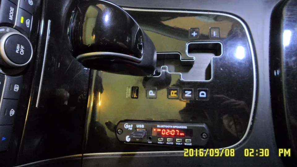 뉴오피러스 aux개조후 usb & bt플레이어 장착