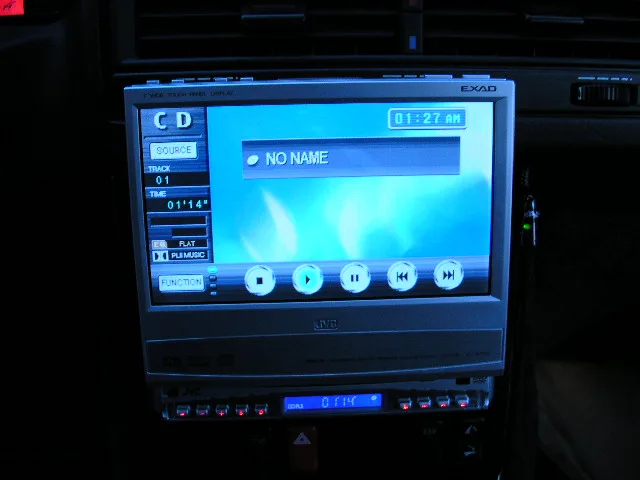 벤츠 JVC 고급AV AV7005 장착 모습 사진 2