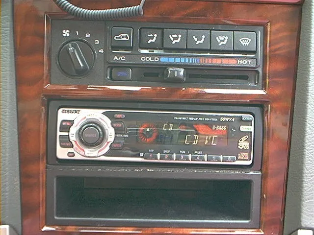 뉴코란도 소니 CDX-V7800X 장착모습 사진 1