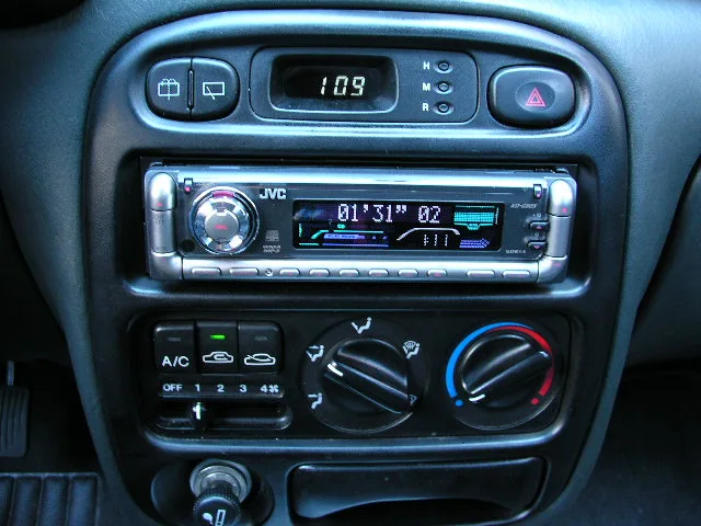 엑센트 JVC KD-G805 장착모습
